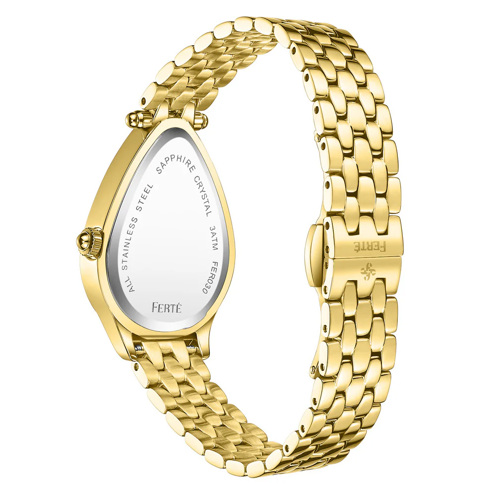 Women Gold Watch - Image 4