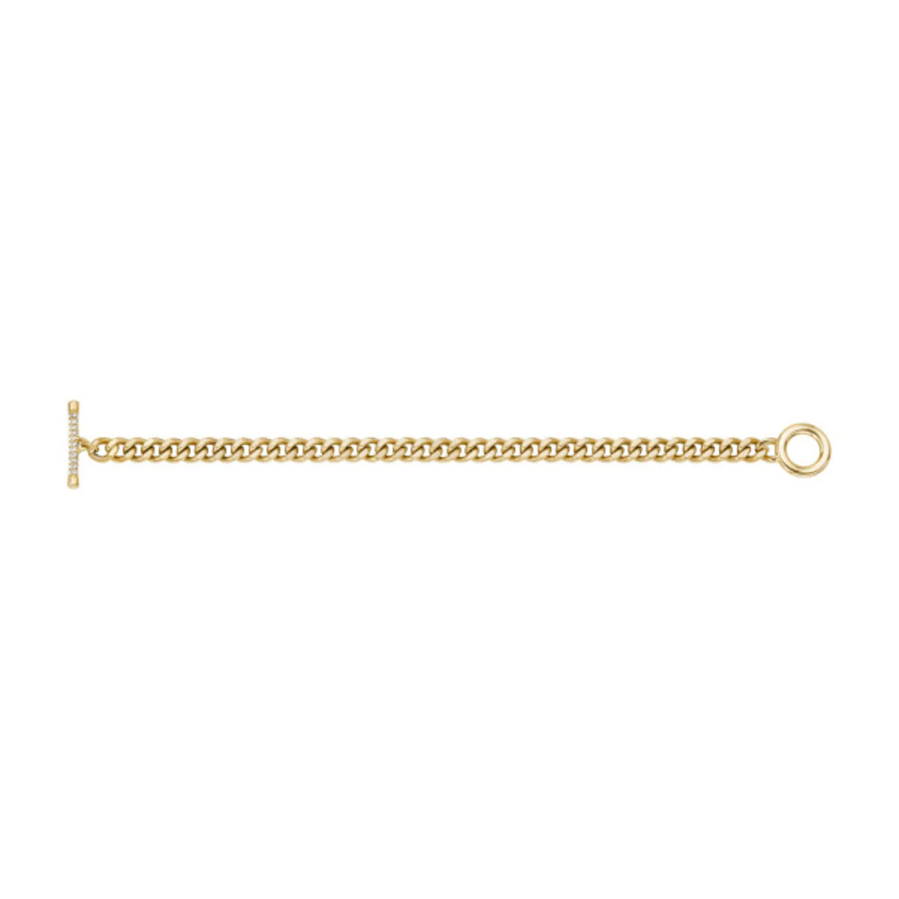 Women Carlie T-Bar Gold Bracelet - Image 5