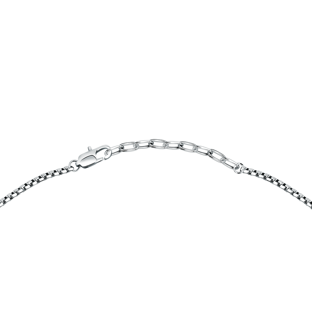 Men Maserati Silver Necklace - Image 4