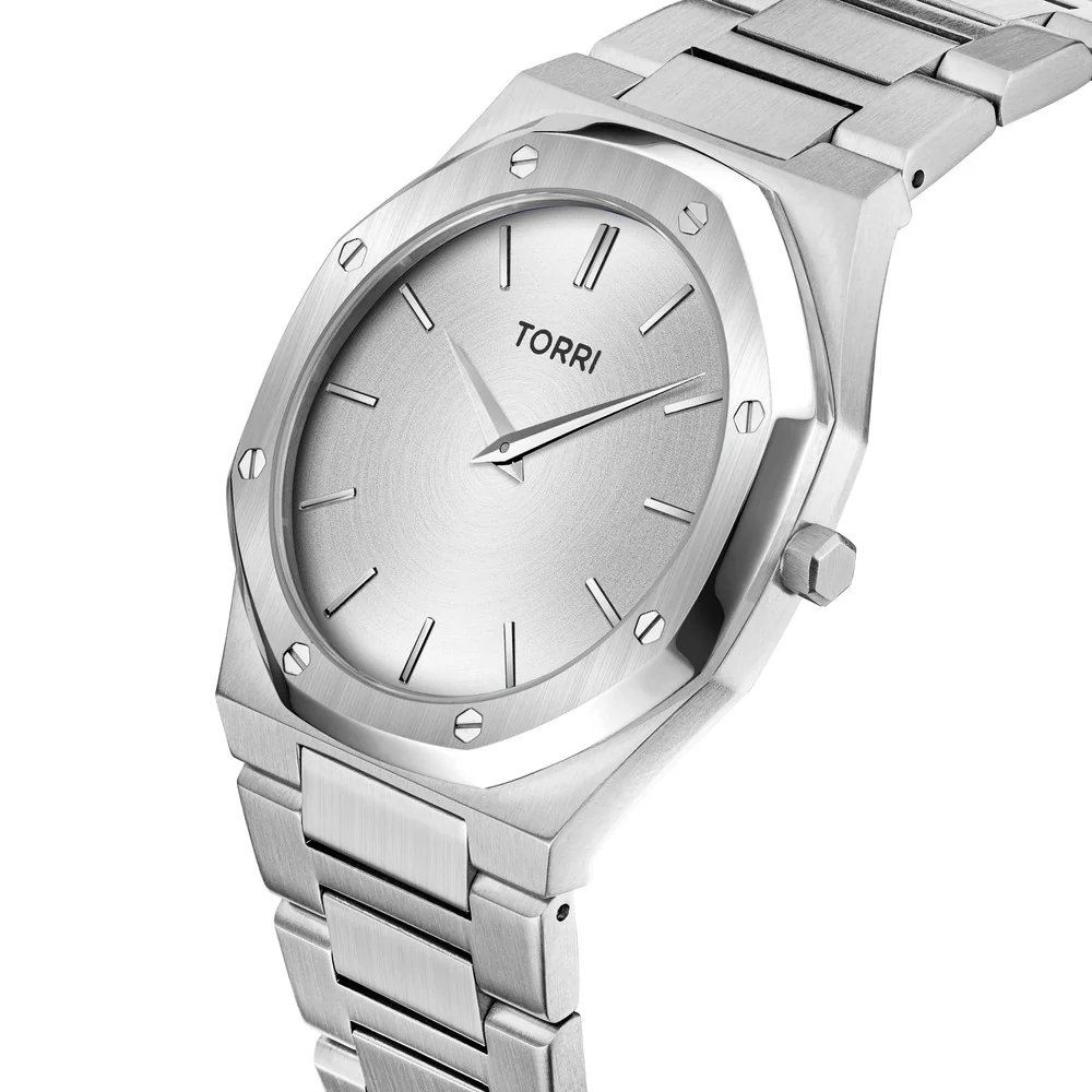 Men Angelo Silver Watch - Image 3