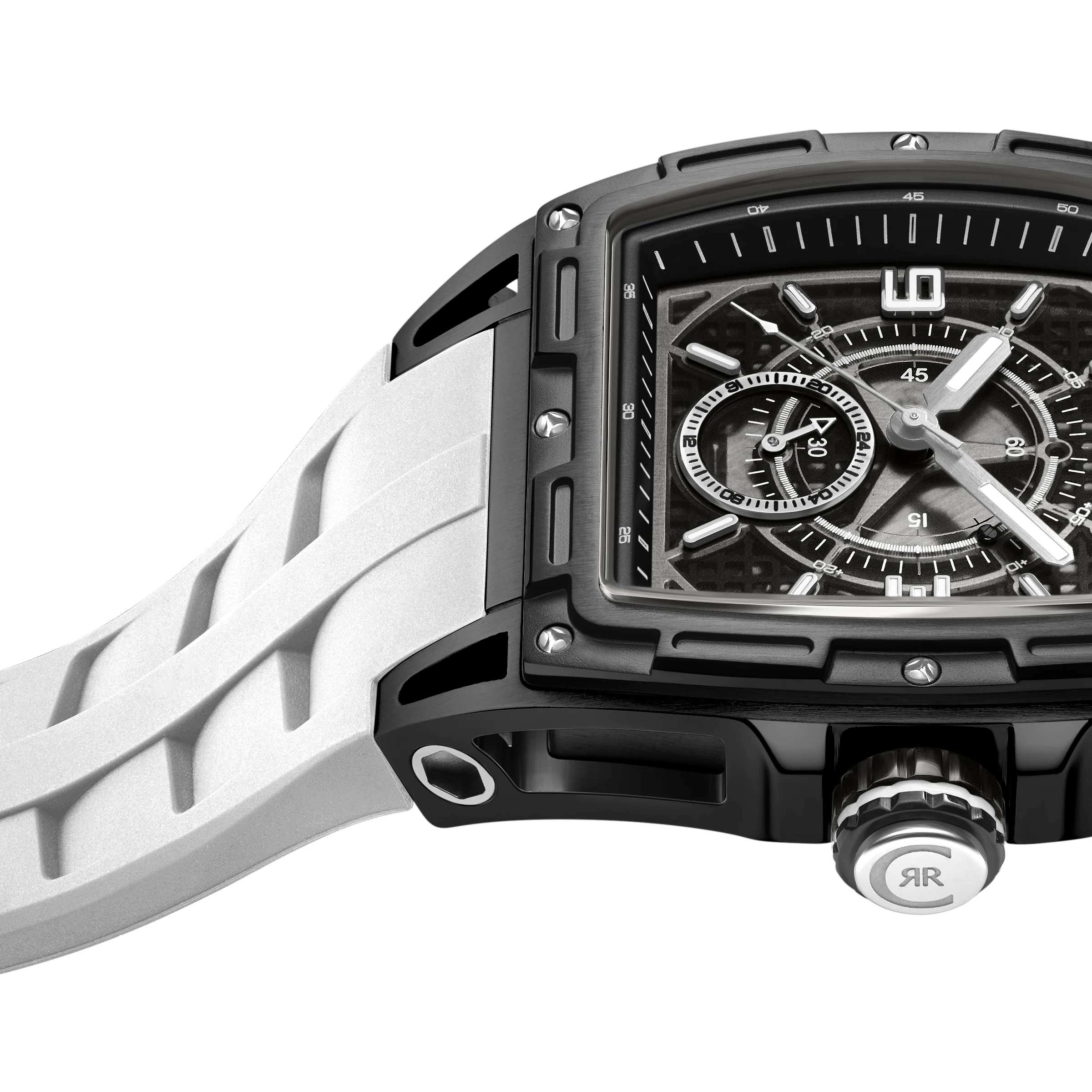 Men Belluno White Watch - Image 4