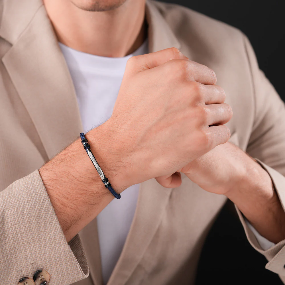Men Blue Bracelet