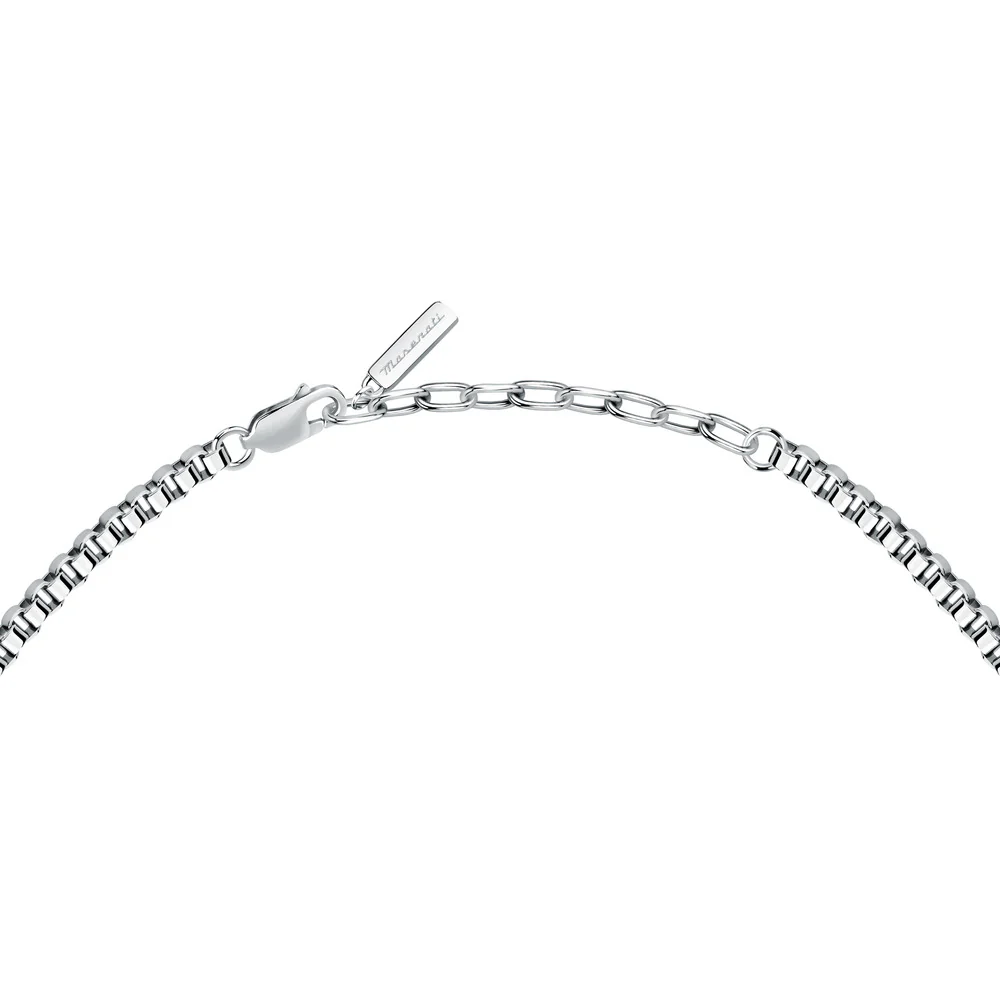 Men Iconic Silver Necklace - Image 4