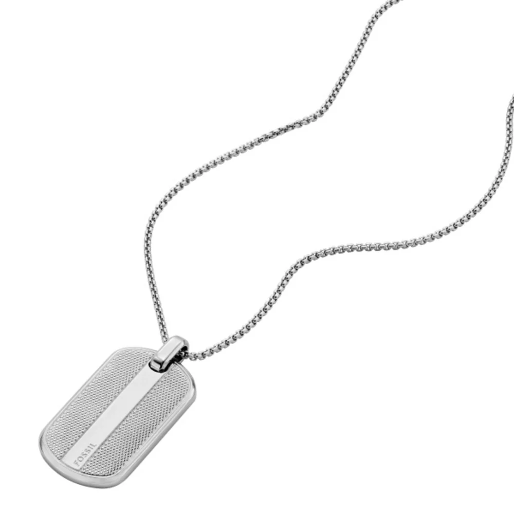 Men Knox Silver Necklace - Image 4