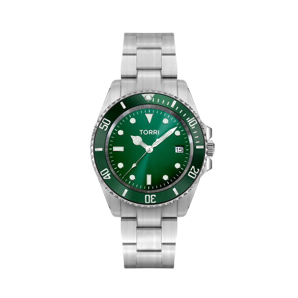 Men Luciano Silver Watch