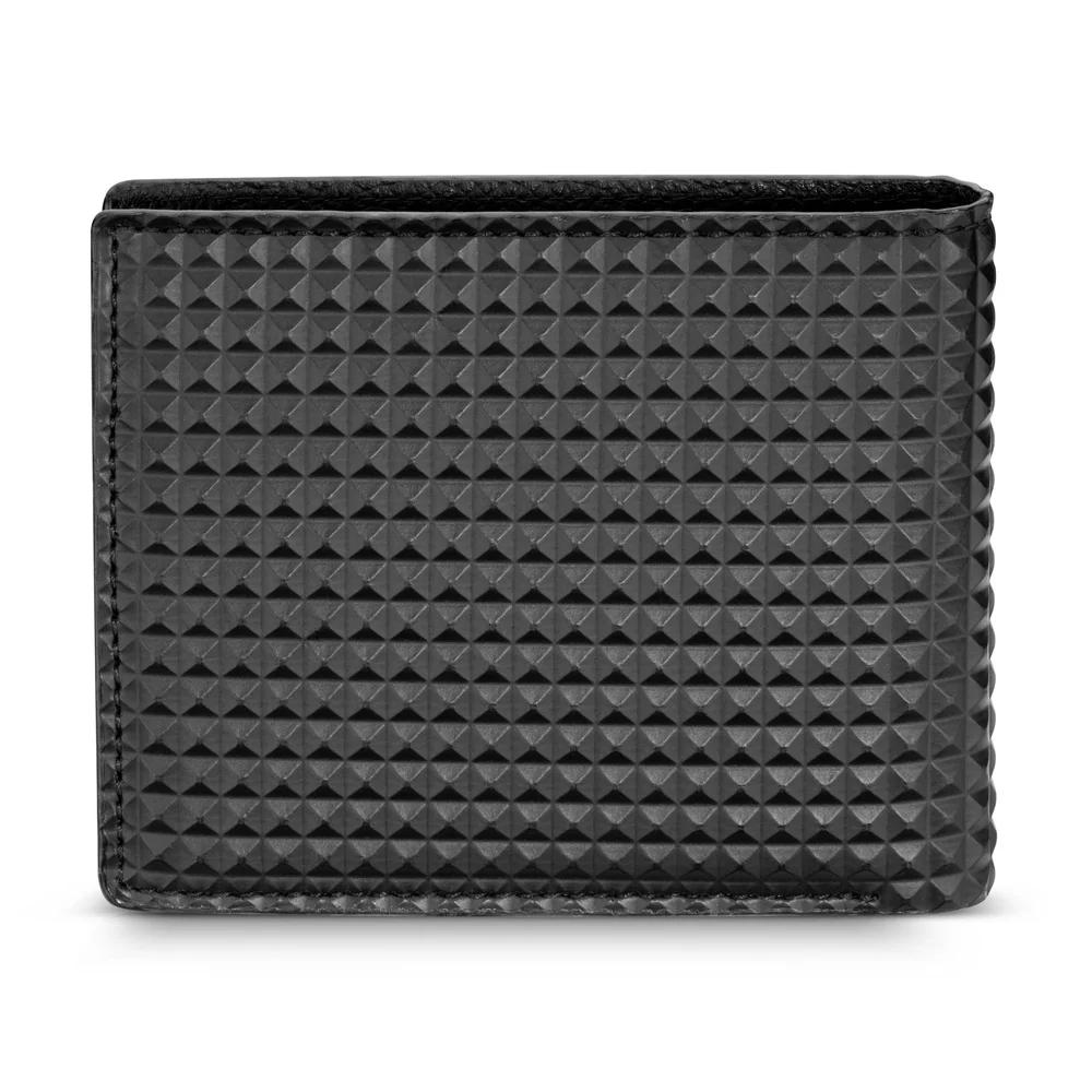 Men Pyramid Black Wallet - Image 2
