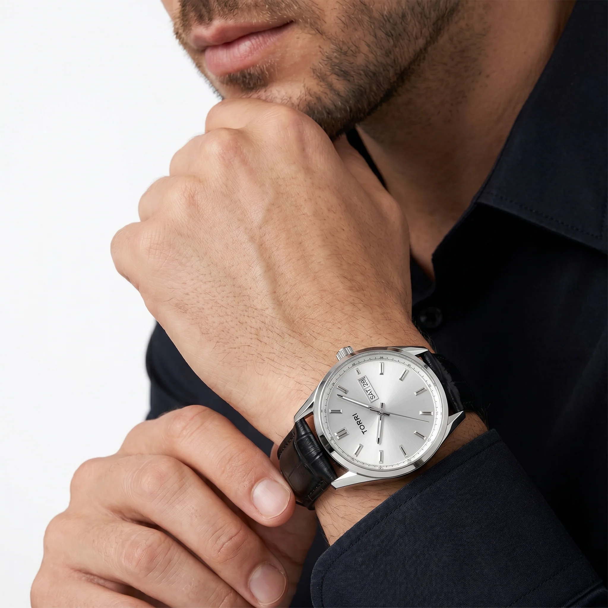 Men Salvini Black Watch - Image 2