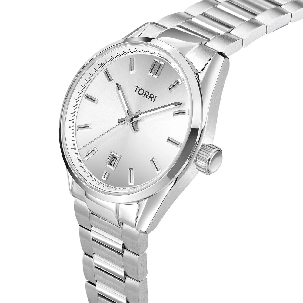 Men Salvini Silver Watch - Image 3