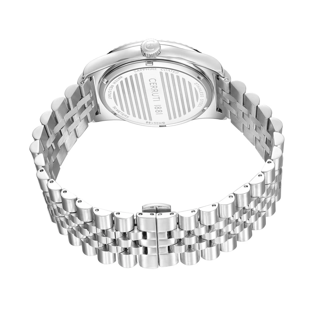Men Silver Baccio Watch - Image 4