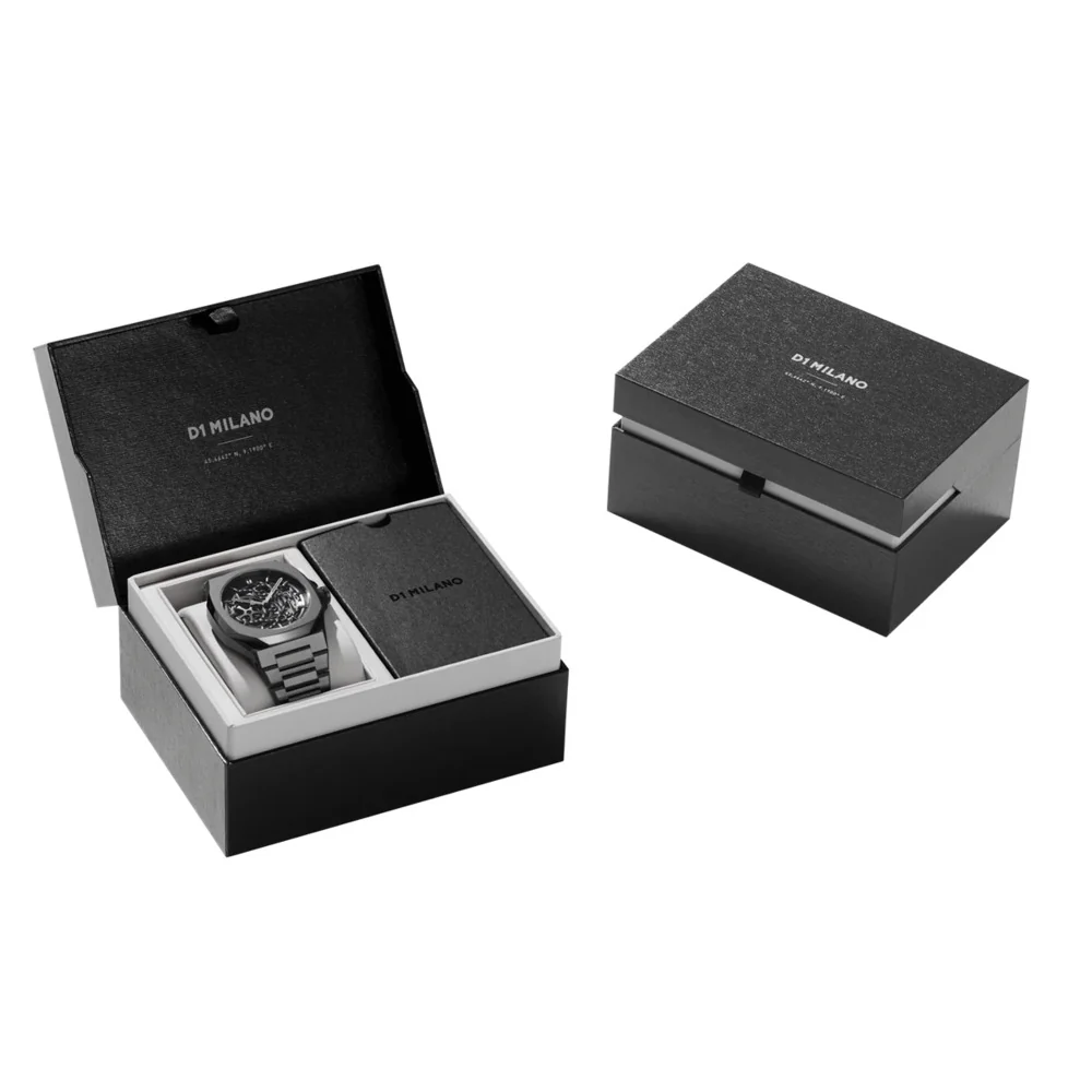 Men Skeleton Grey Watch - Image 6