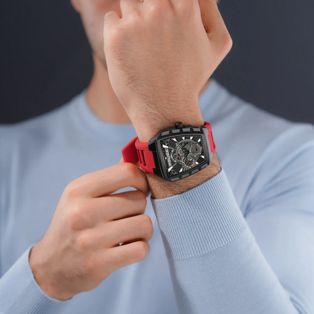 Men Tough Gear Red Watch - Image 2