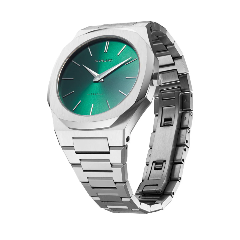 Men Ultra Thin Green Watch - Image 3