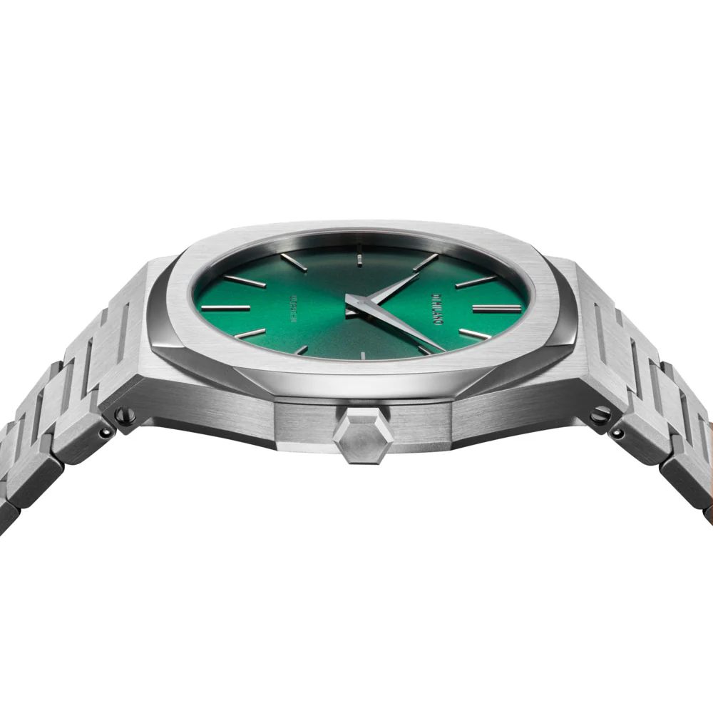 Men Ultra Thin Green Watch - Image 5