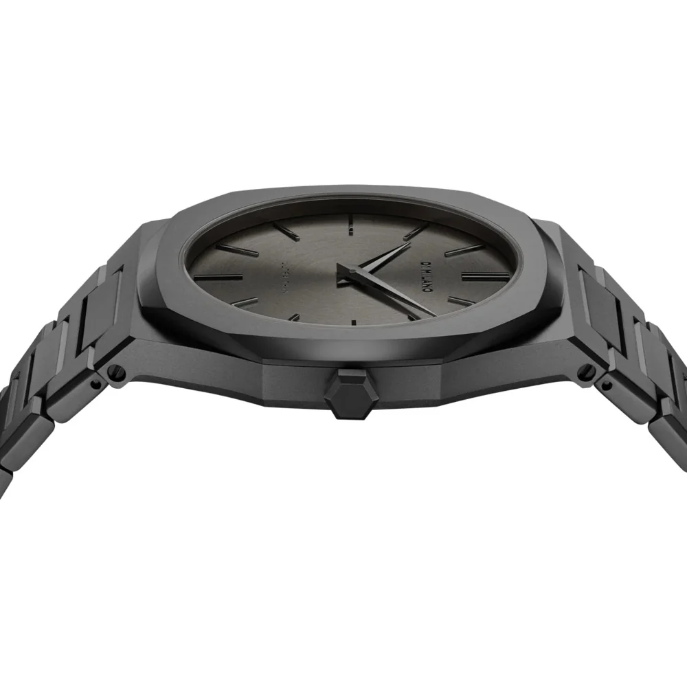 Men Ultra Thin Grey Watch - Image 4