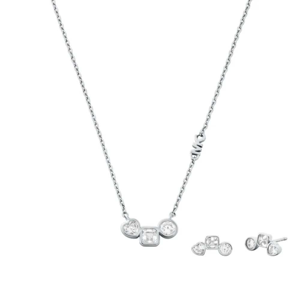 Women Kors Brilliance Silver Jewelry Set - Image 2