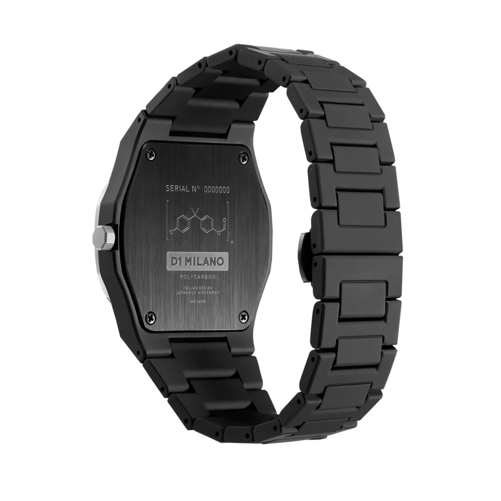 Unisex Polycarbon Black Watch - Image 5