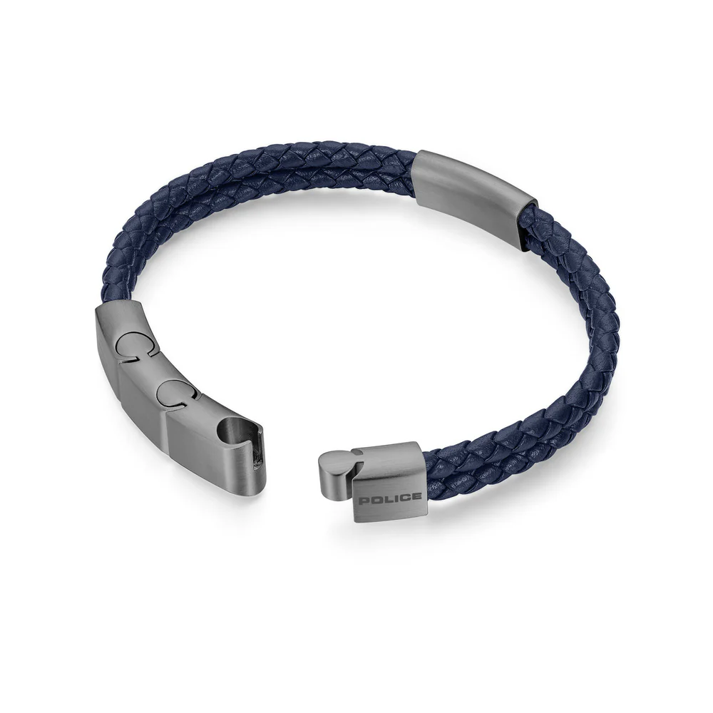 Men Parallel Blue Bracelet - Image 3