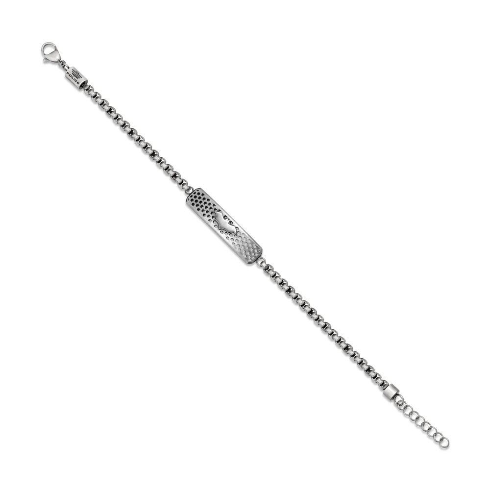 Men Silver Bracelet - Image 4