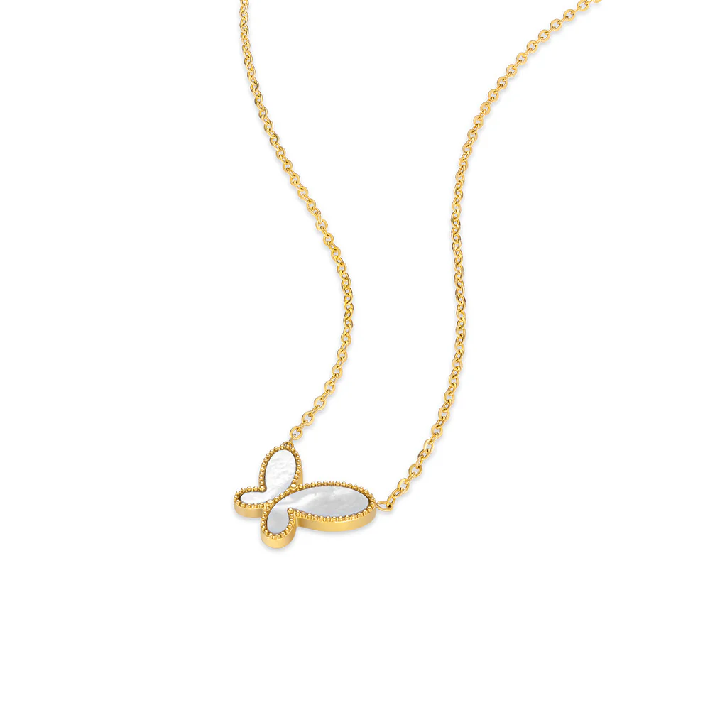 Women Butterfly Necklace - Image 3