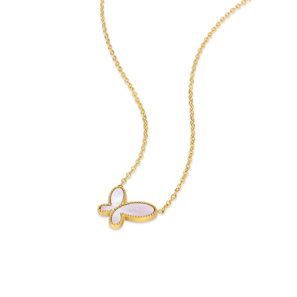 Women Butterfly Necklace - Image 2