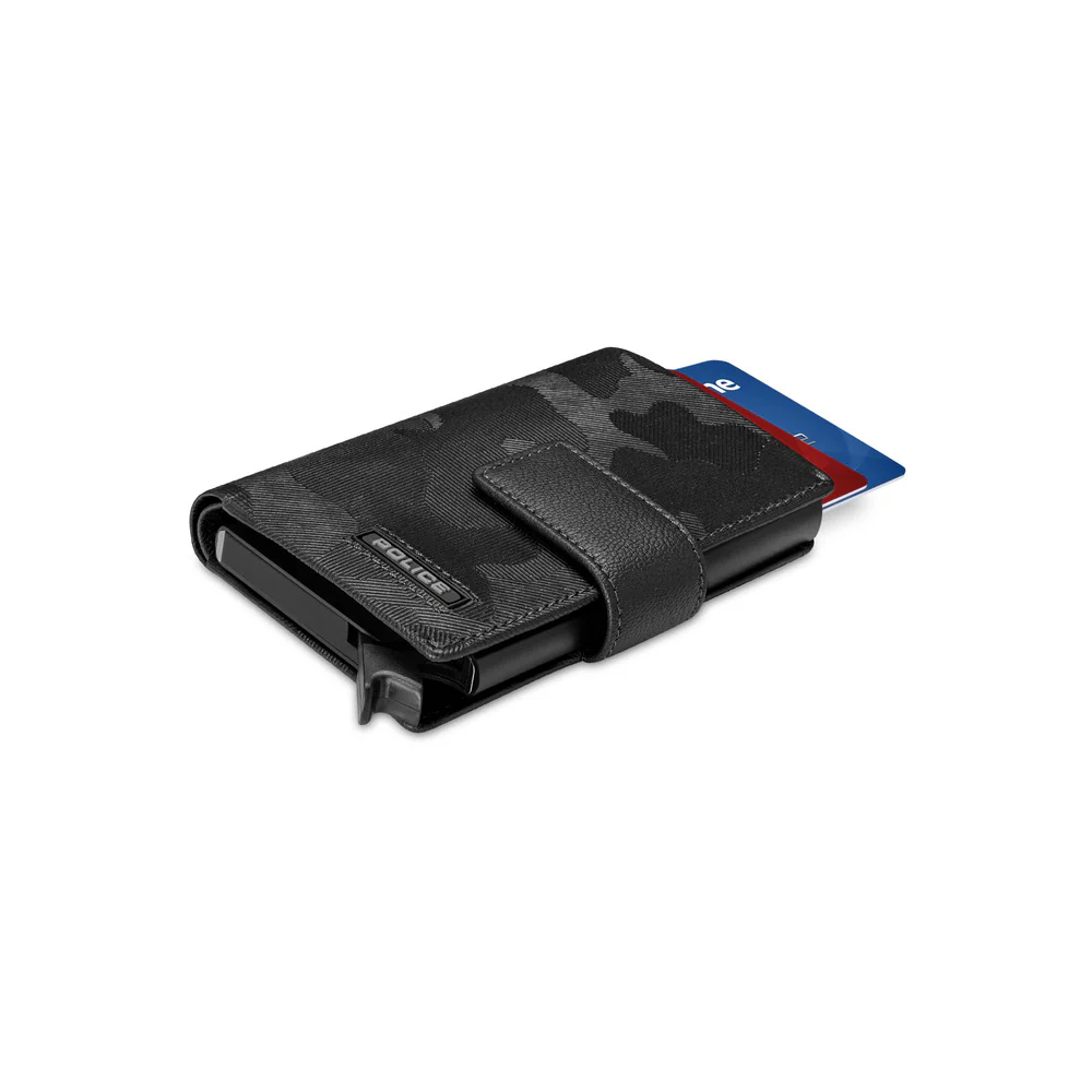 Men Automatic Black Card Holder - Image 2