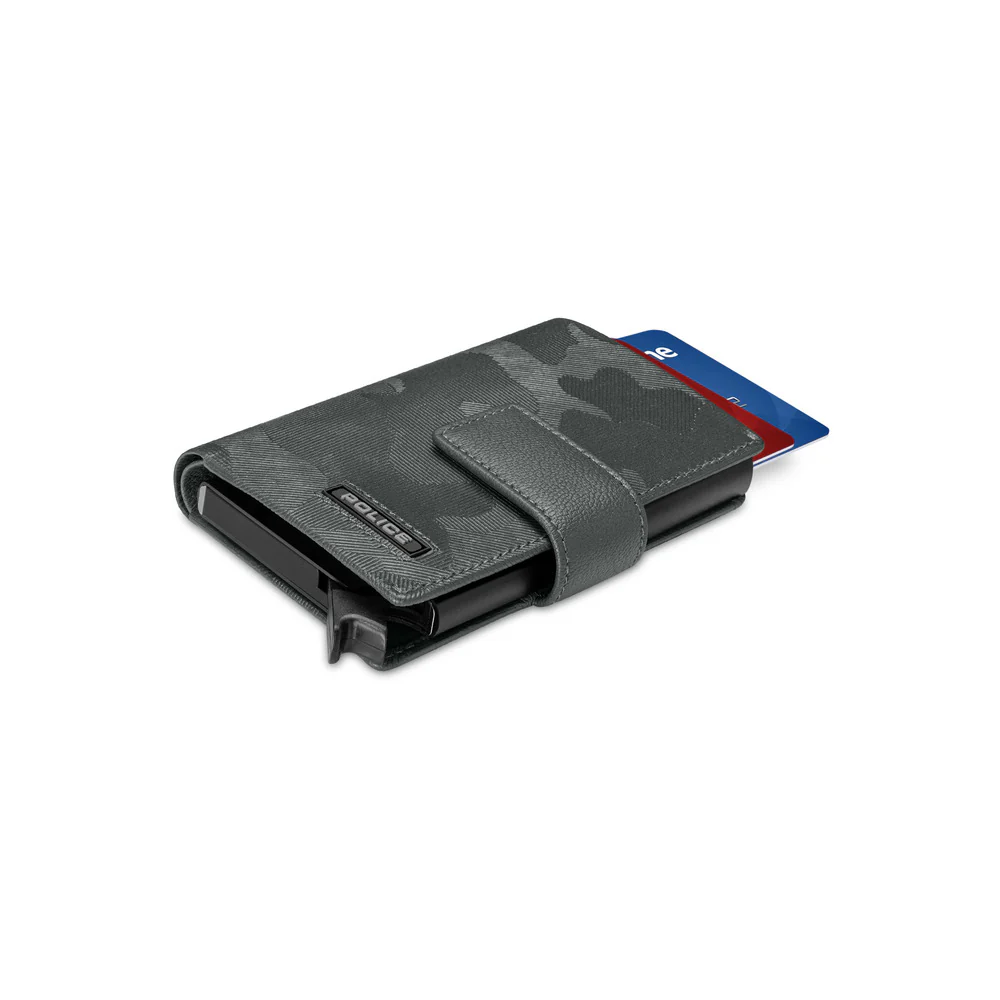 Men Automatic Grey Card Holder - Image 2