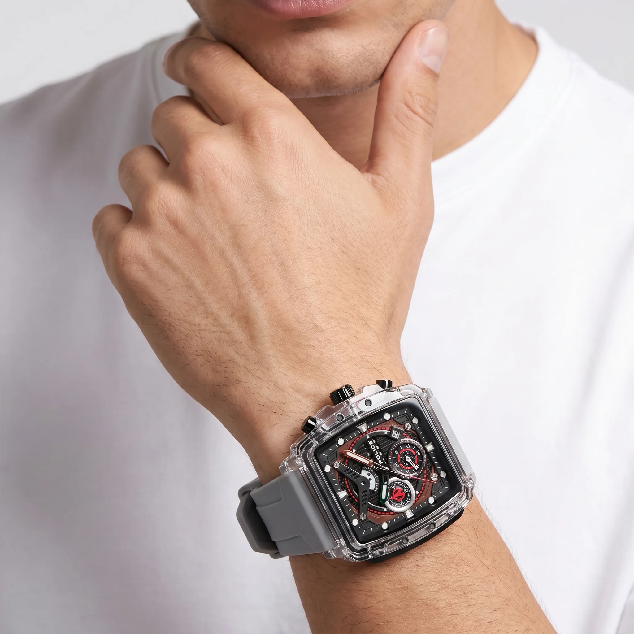 Men Clout Black Watch - Image 13