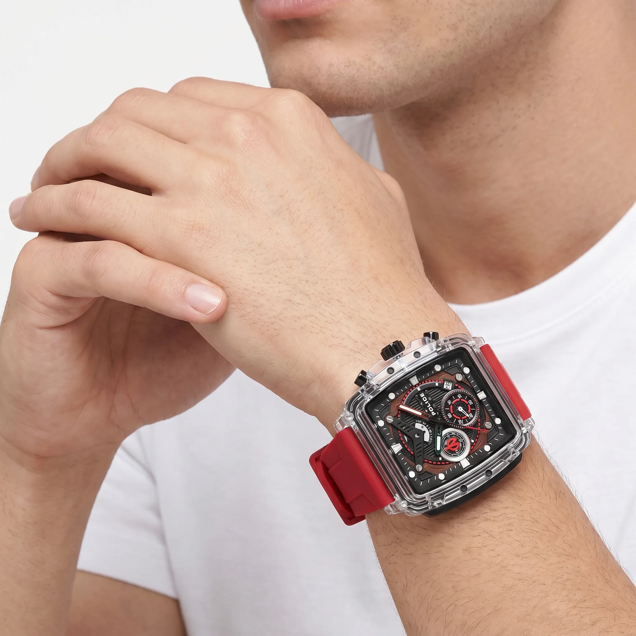 Men Clout Black Watch - Image 18