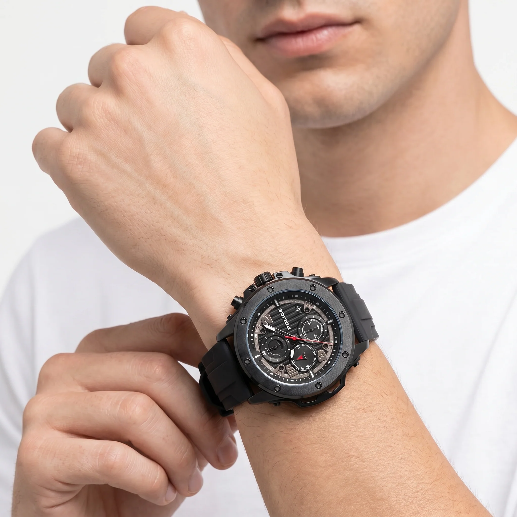 Men Rebel Black Watch - Image 2