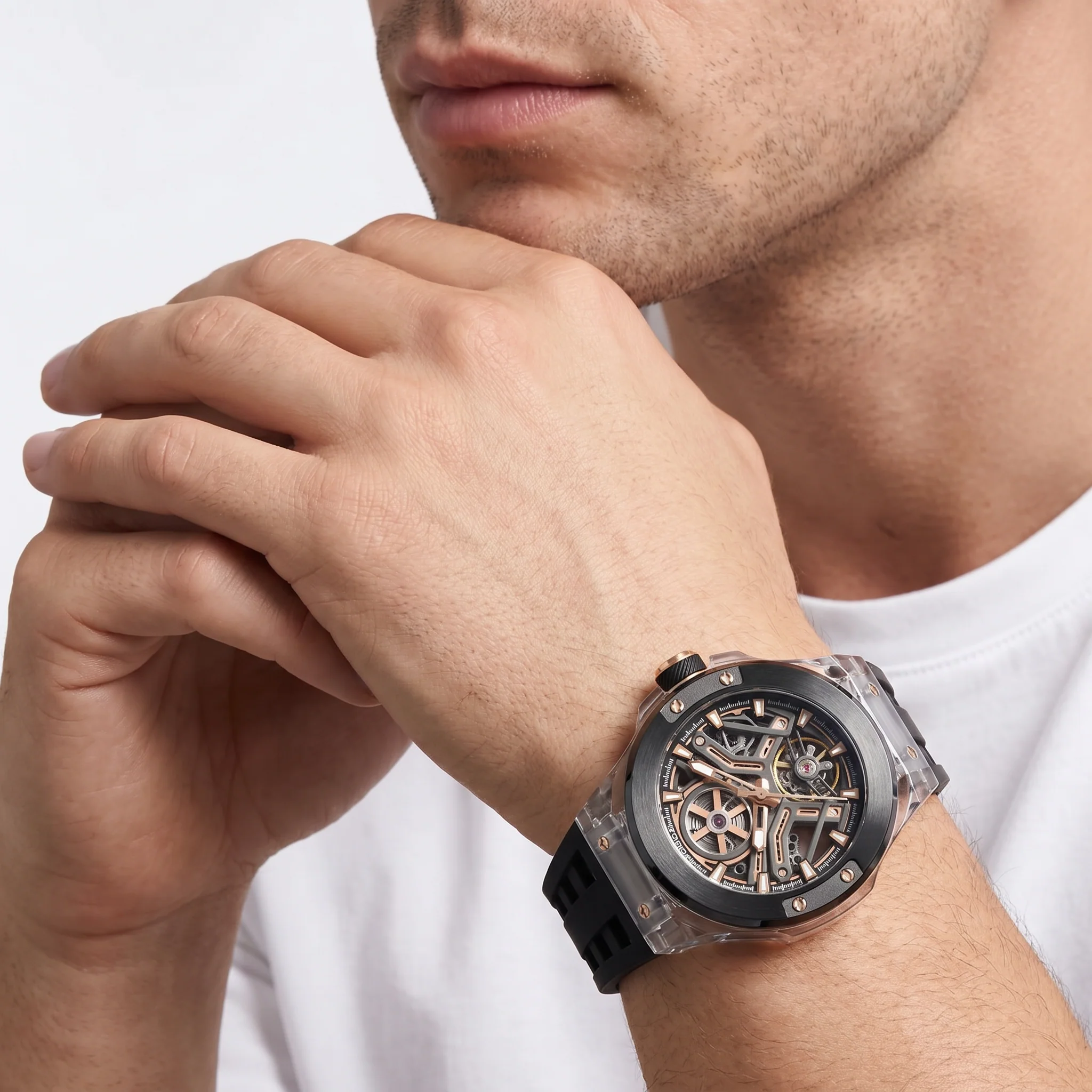 Men Rebel Black Watch - Image 2