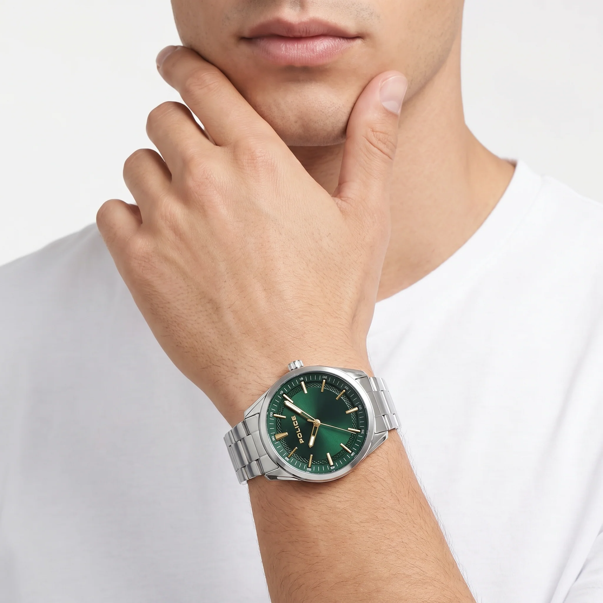 Men Urban Silver Watch - Image 2