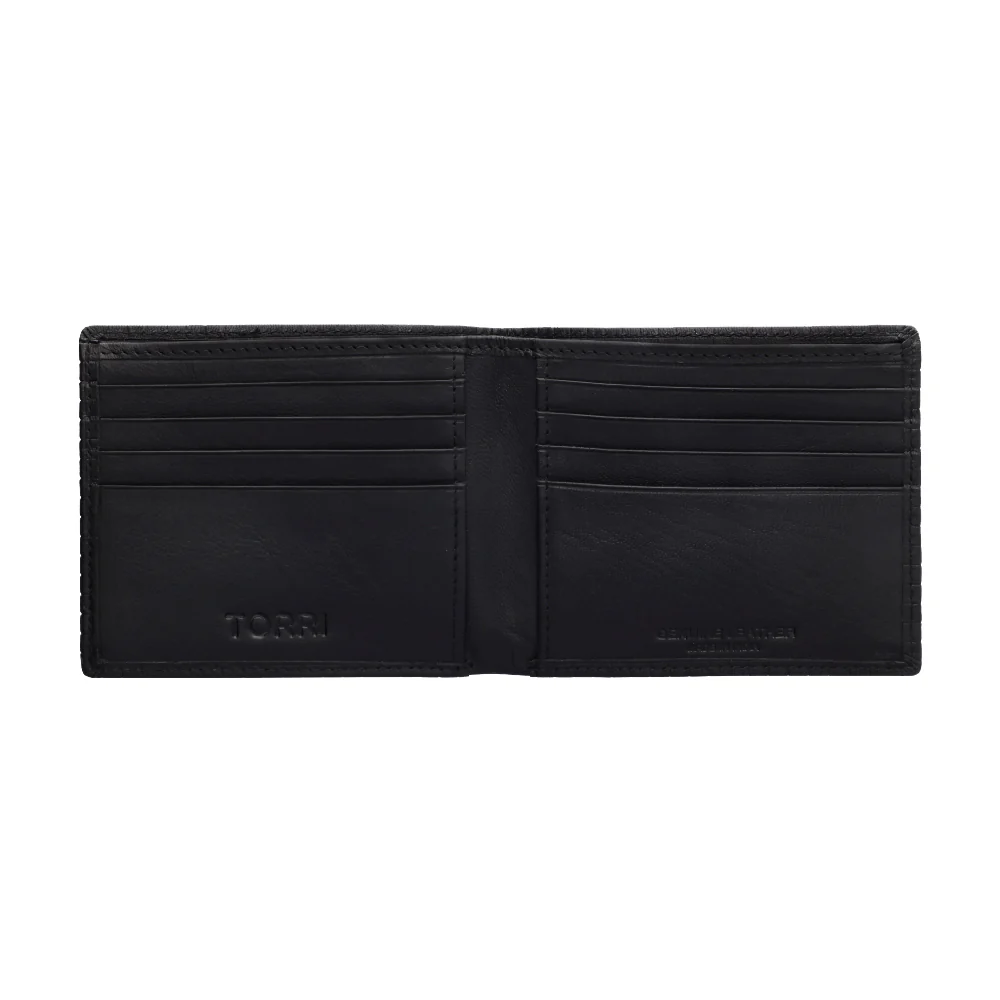 Men Rossano Tyno Black Wallet - Image 2