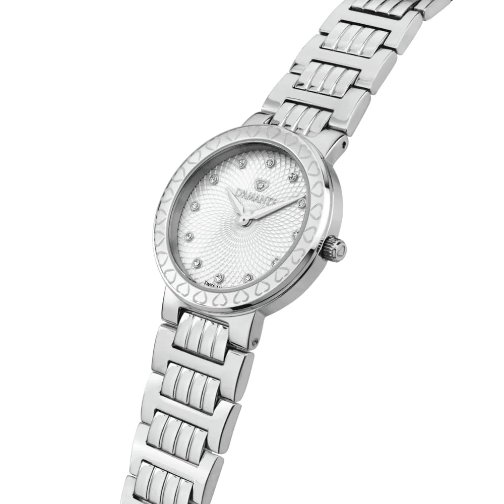 Women Logo Silver Watch - Image 3
