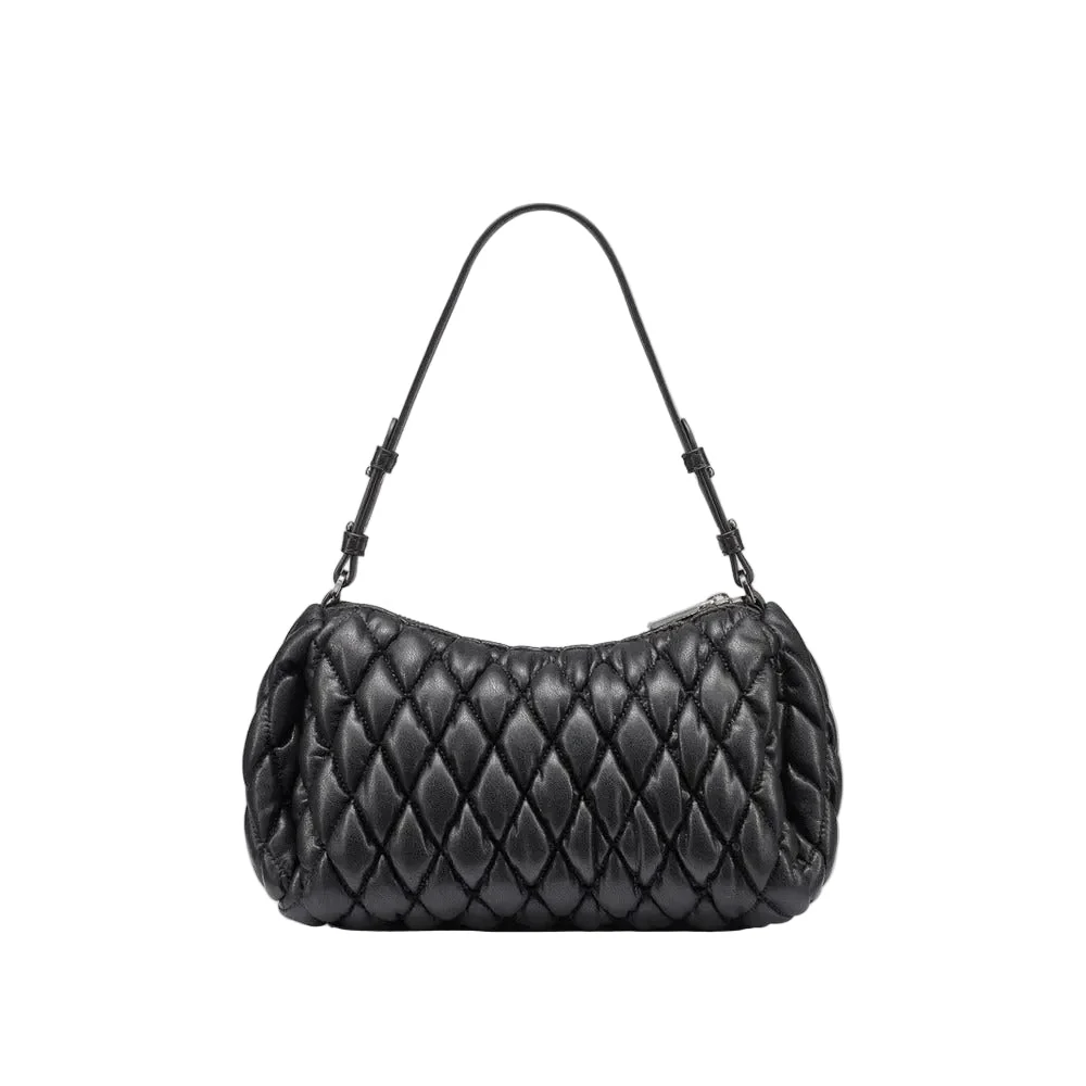 Women Remy Top Zip Shoulder Bag - Image 4