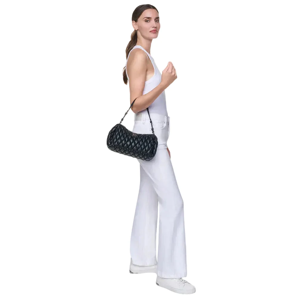 Women Remy Top Zip Shoulder Bag - Image 9