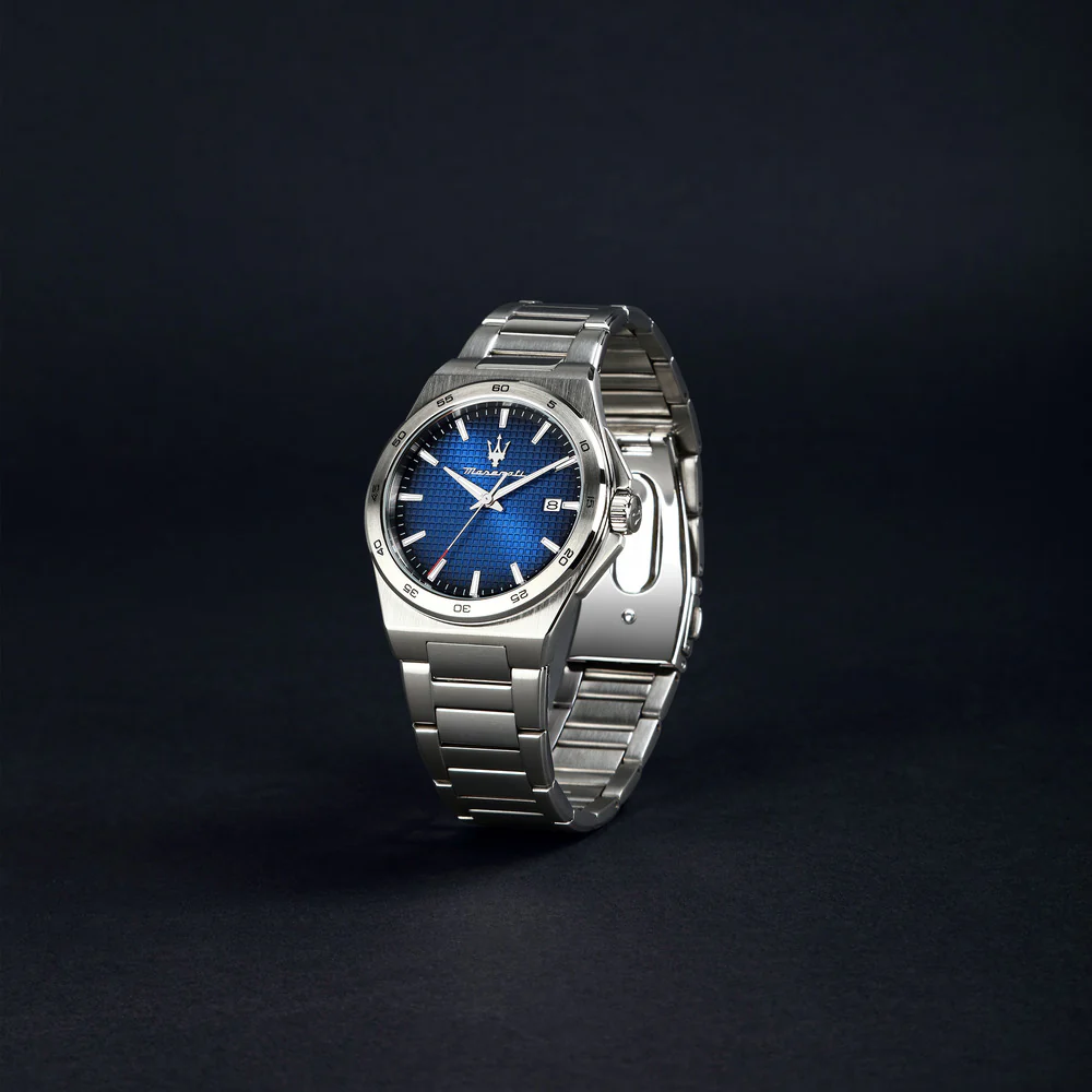 Men Velocita Slim Blue Watch - Image 6