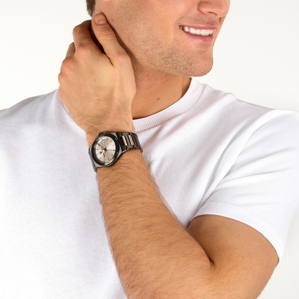 Men Velocita' Slim Rose Gold Watch - Image 2