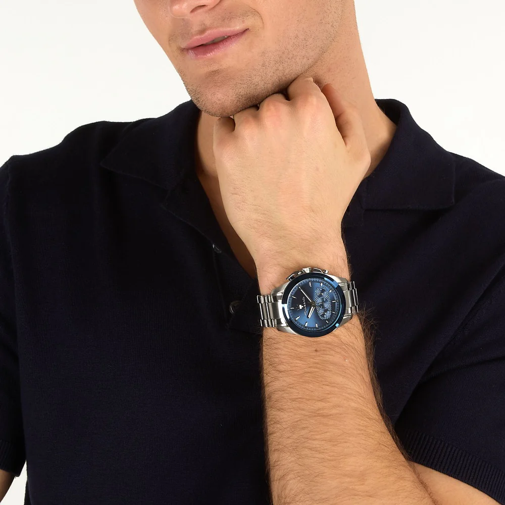 Men Traguardo Blue Watch - Image 2
