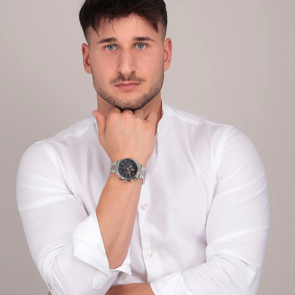 Men Epoca Silver Watch - Image 2