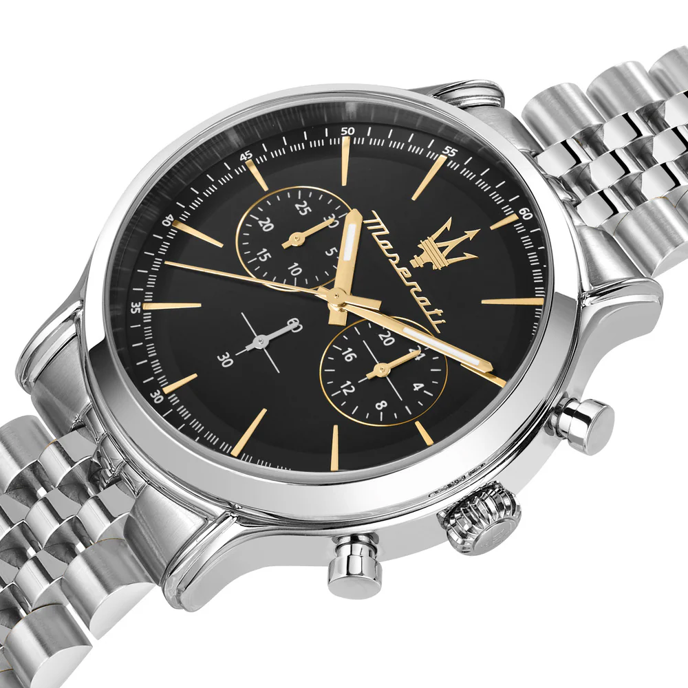 Men Epoca Silver Watch - Image 4