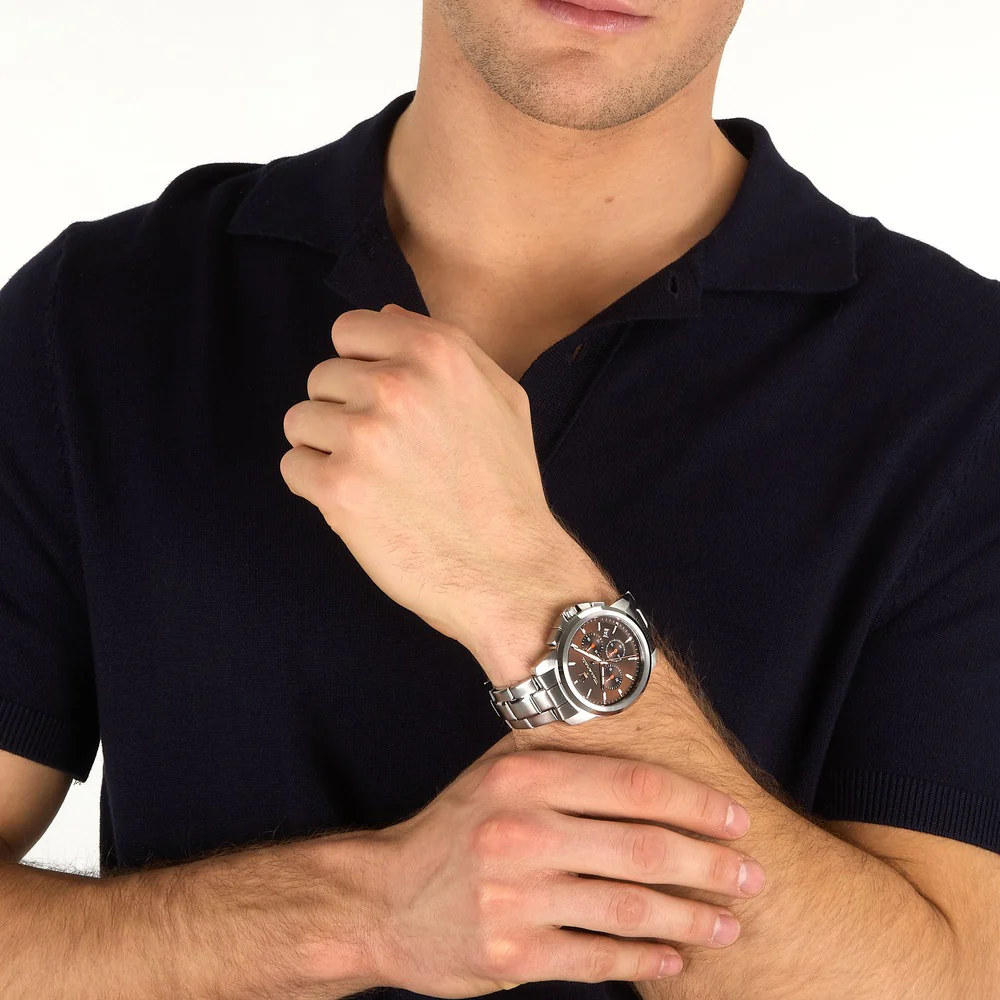 Men Successo Brown Watch - Image 2