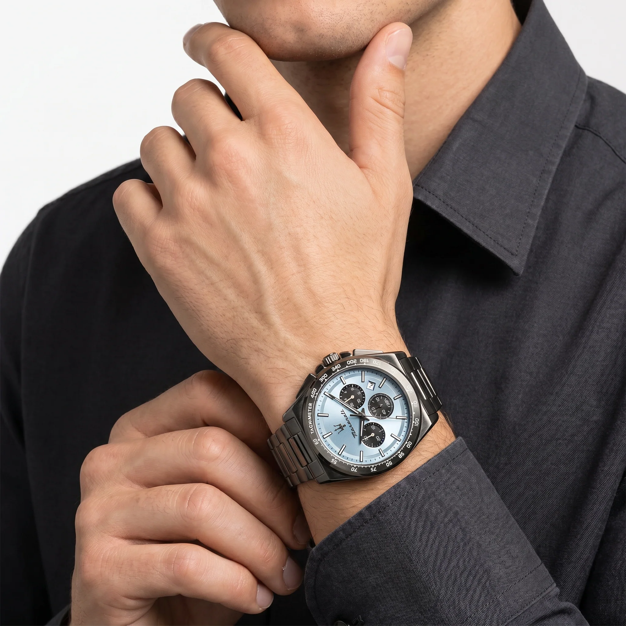 Men Velocita Blue Watch - Image 2