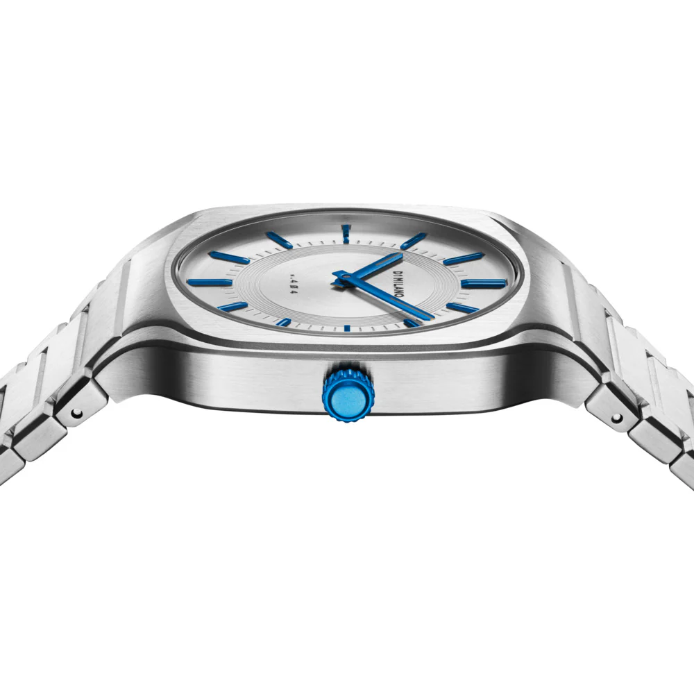Unisex Square Silver Watch - Image 4