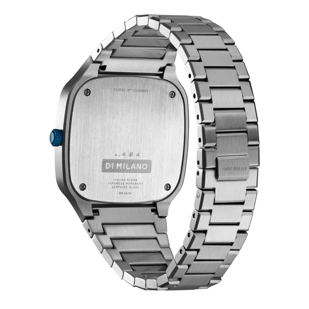 Unisex Square Silver Watch - Image 5