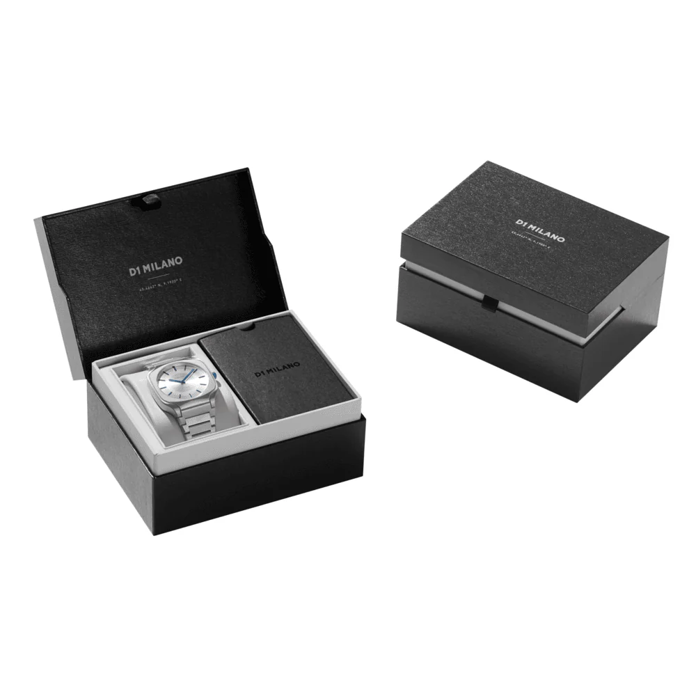 Unisex Square Silver Watch - Image 6