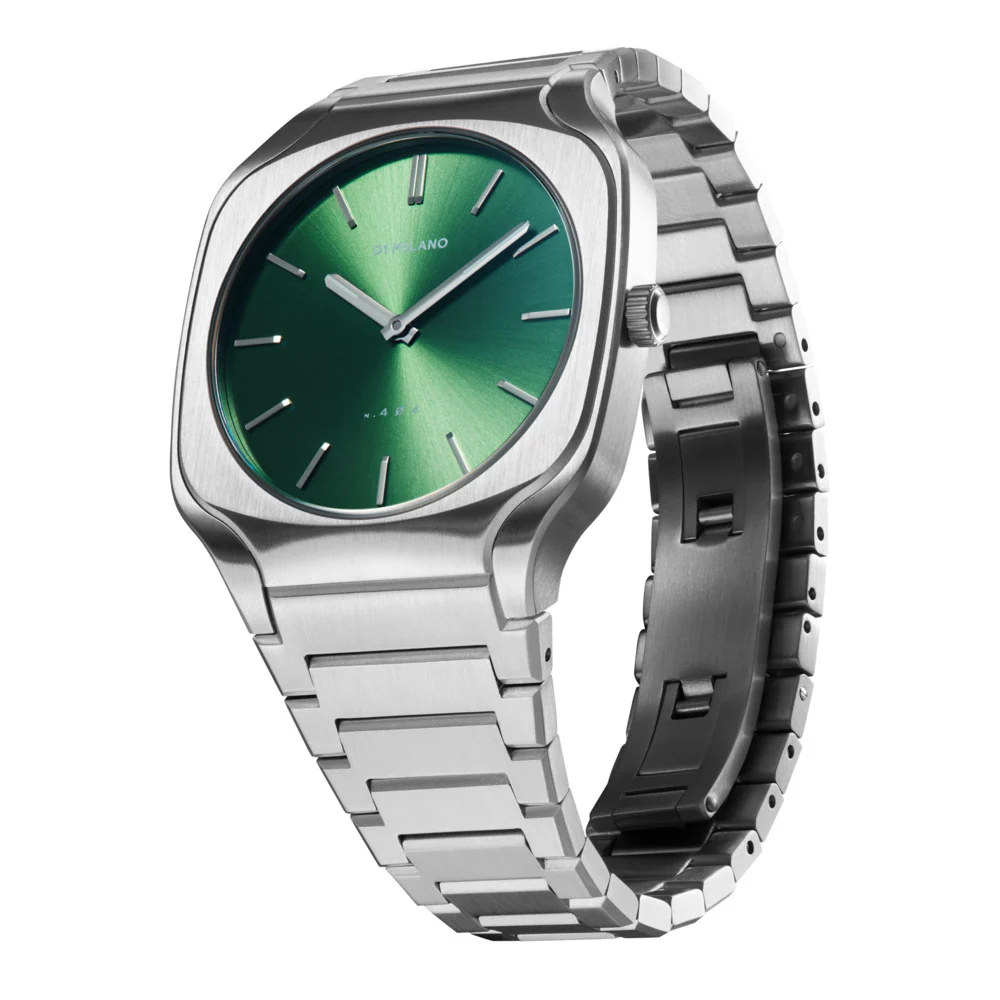 Unisex Square Silver Watch - Image 3