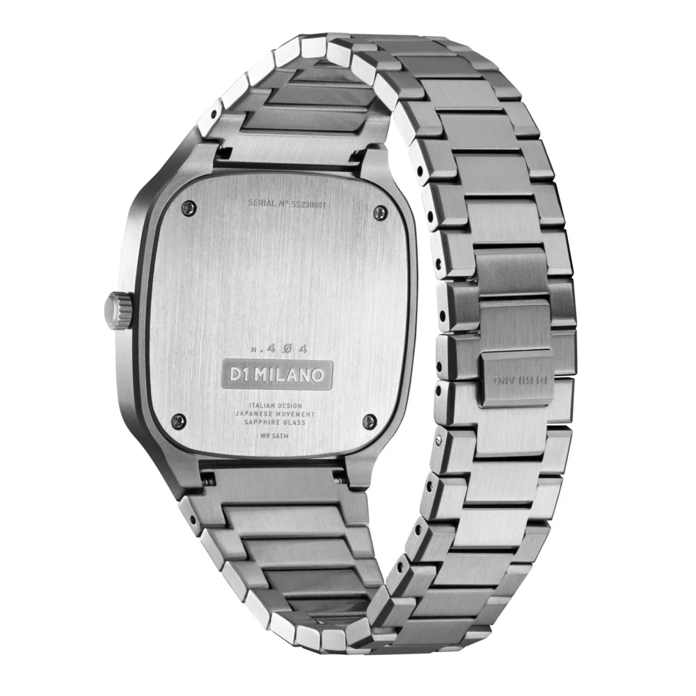 Unisex Square Silver Watch - Image 5