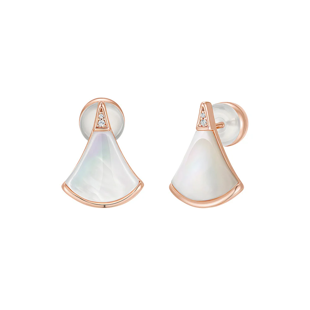 Women Rose Gold Earring