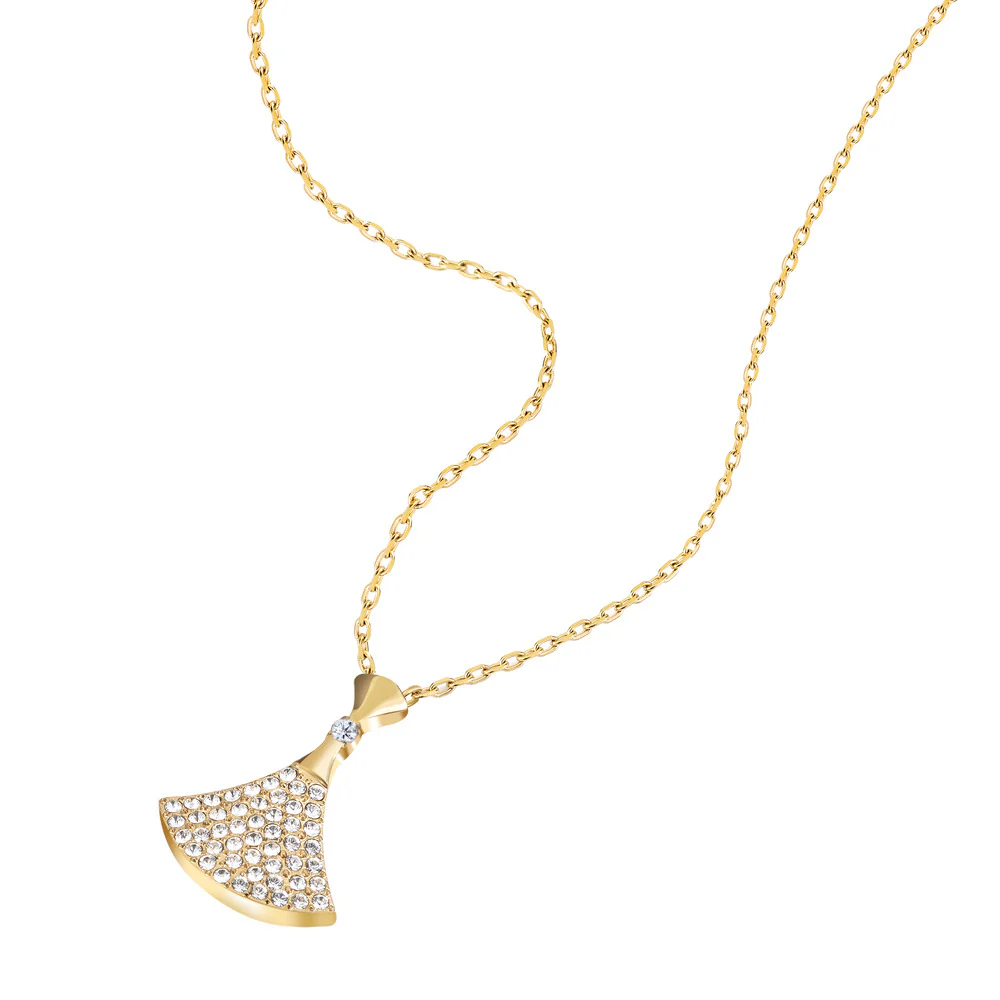 Women Bianca Golden Necklace - Image 3