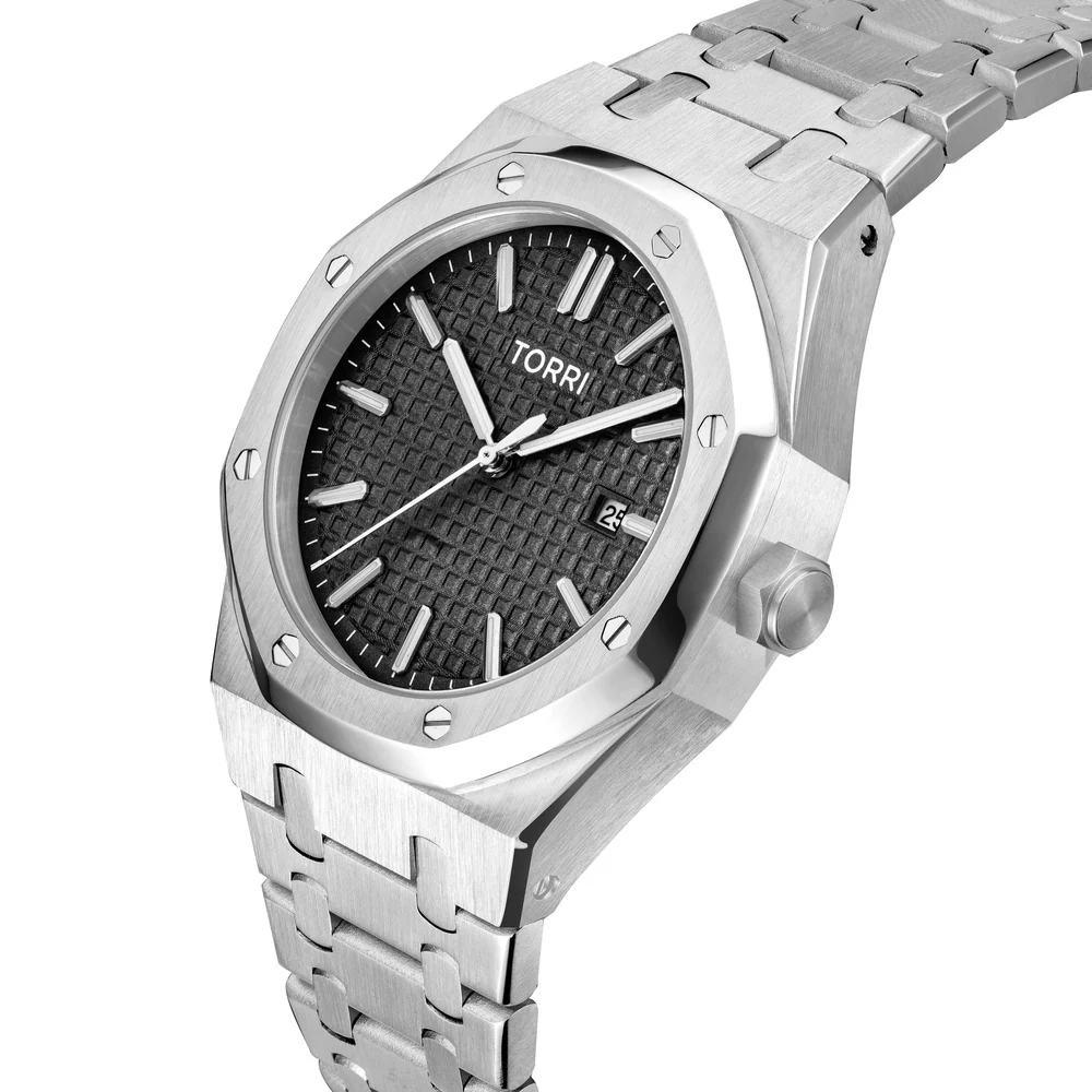 Men Romeo Silver Watch - Image 3